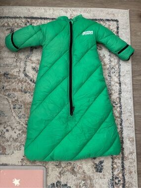 Outdoor Kids Green Sleep Bag Pajamas by